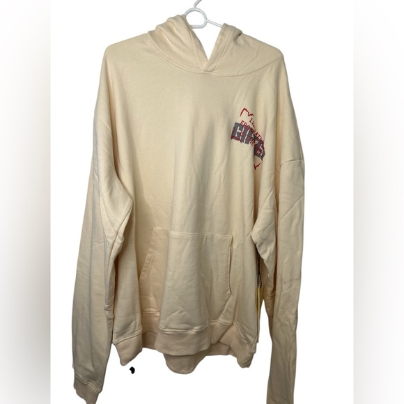 NWT GFTD LA Gifted God Given Revolution Hoodie Cream Mens L - Picture 2 of 8